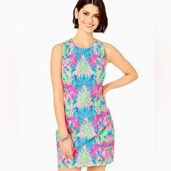Lilly Pulitzer Dresses & Skirts - Lilly Pulitzer Mila Shift Dress multi reflections size 2